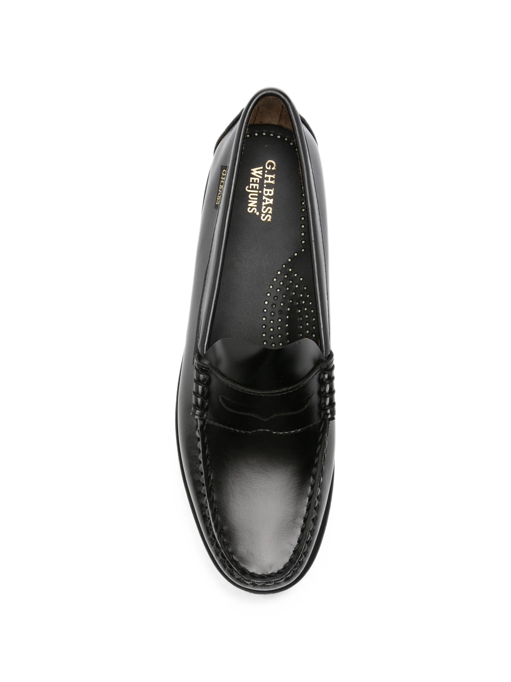 Penny lug-sole loafers