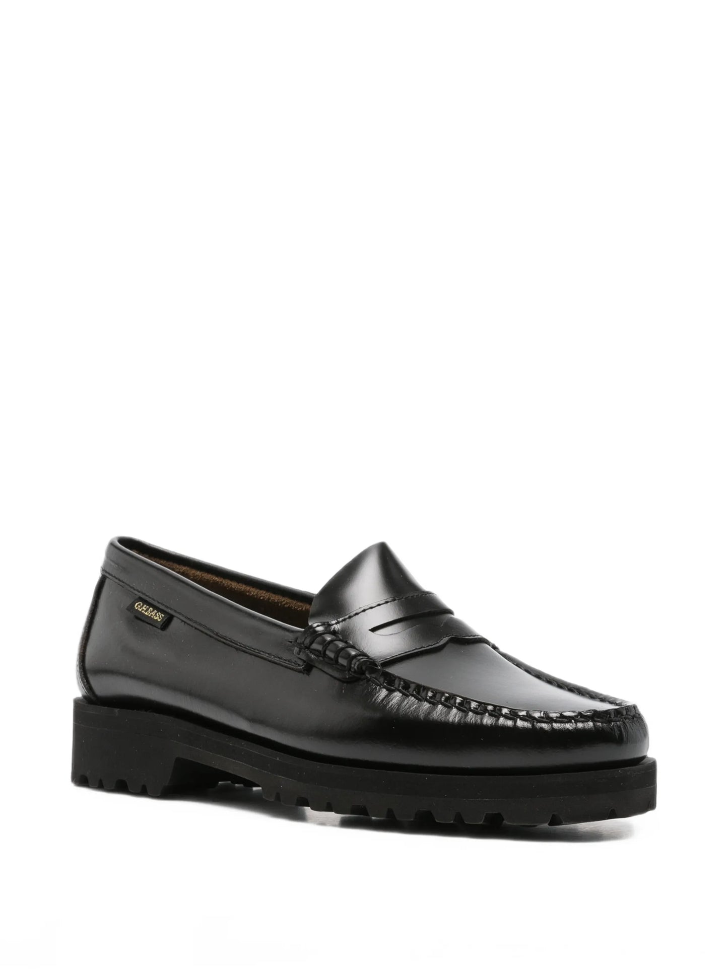 Penny lug-sole loafers