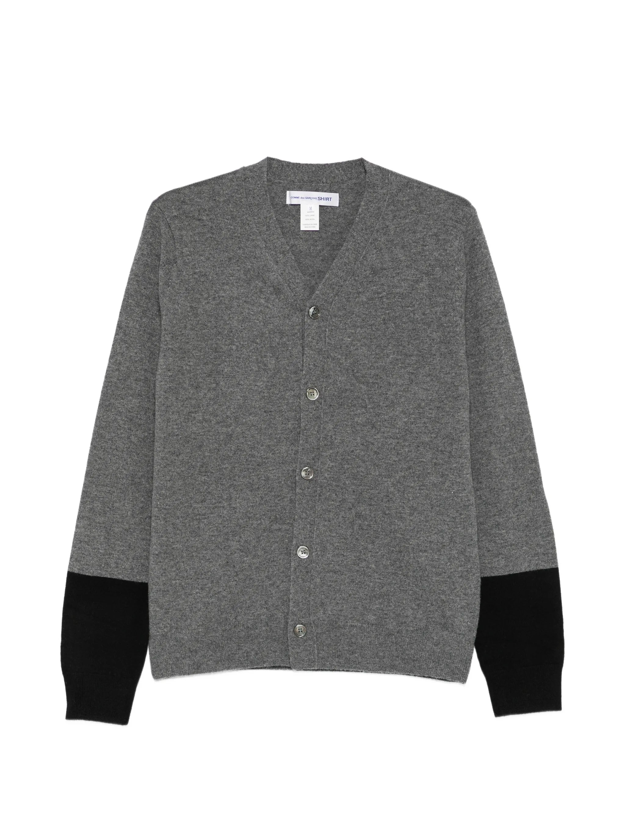 colour-block cardigan