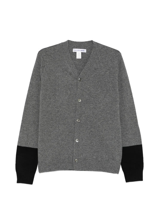 colour-block cardigan