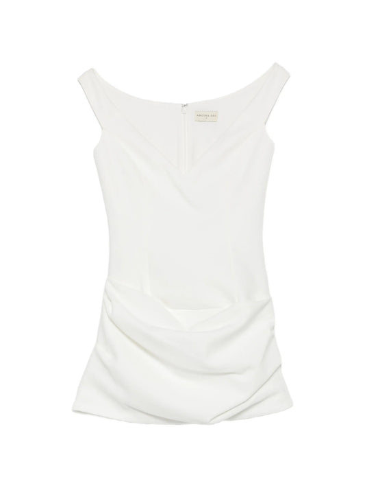 Avery draped mini dress