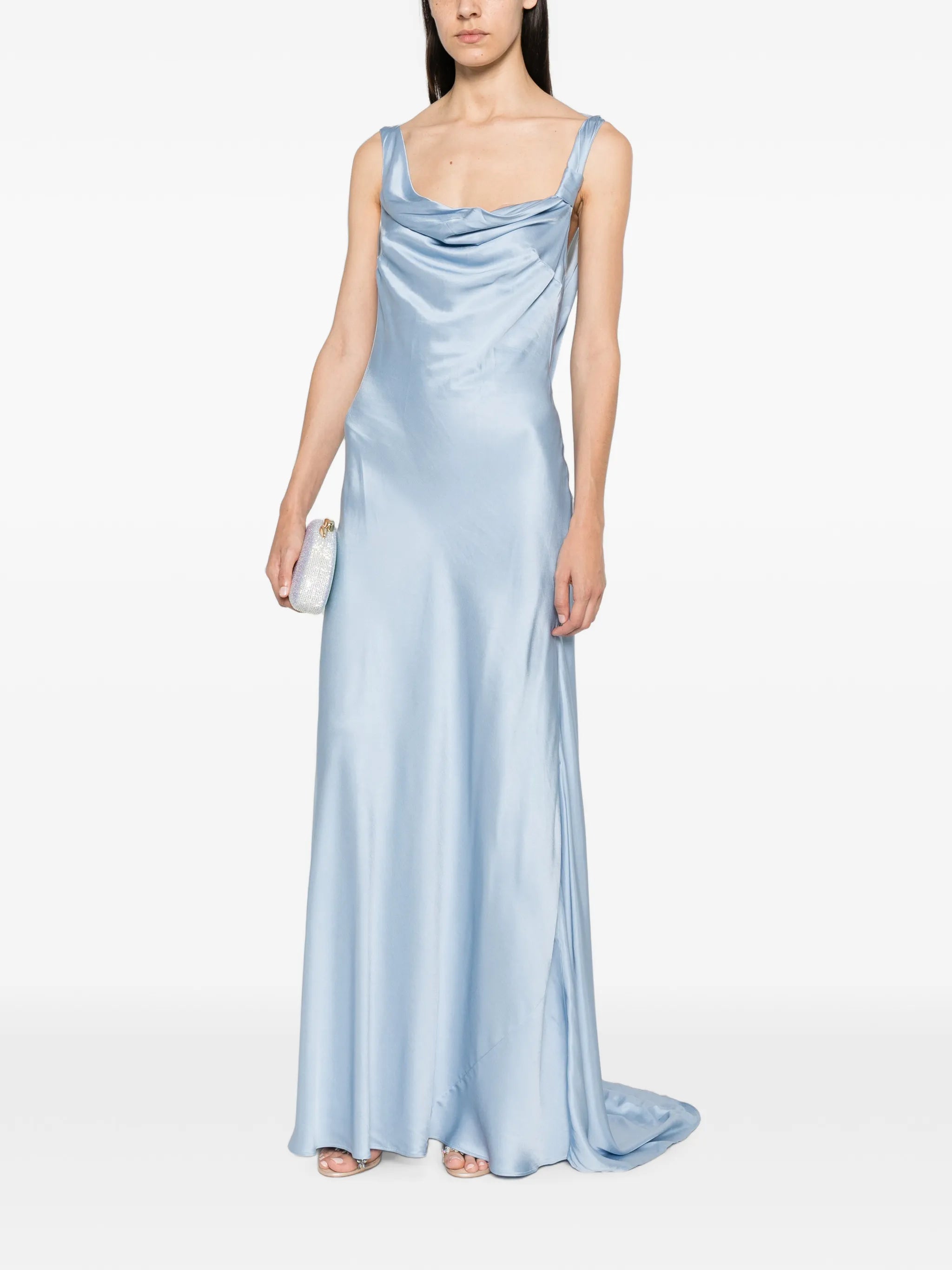Darcy cowl-neck dress