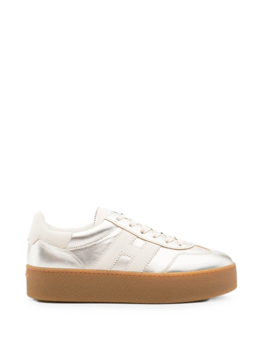 H698 metallic-effect sneakers