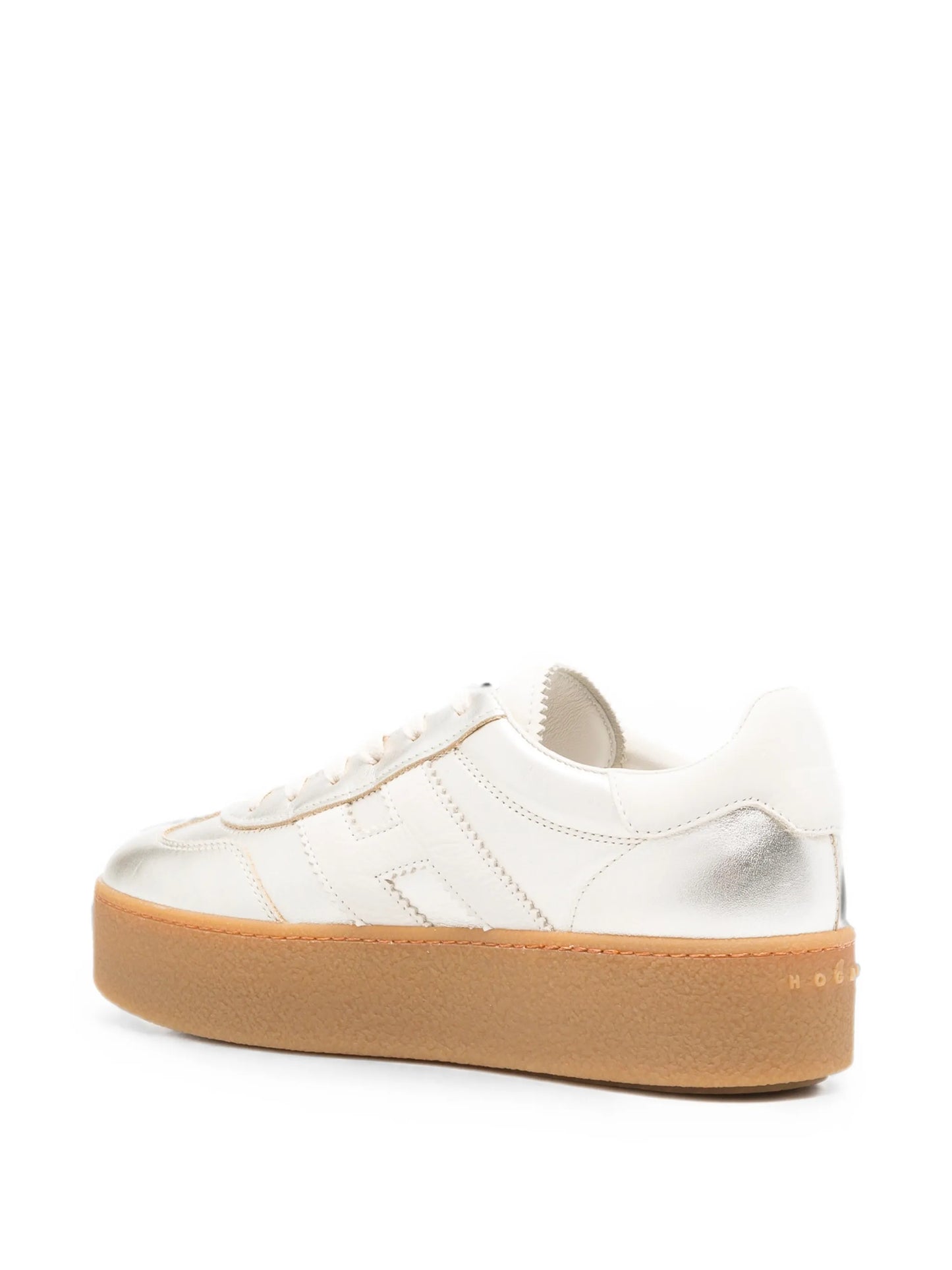H698 metallic-effect sneakers