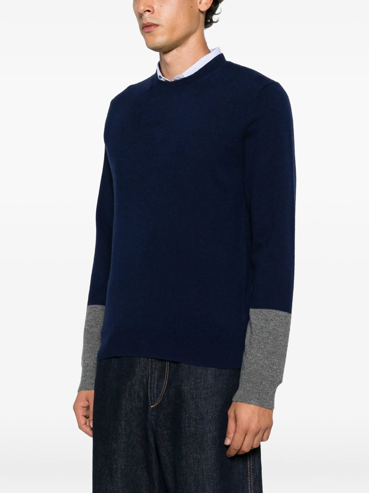 colour-block sweater