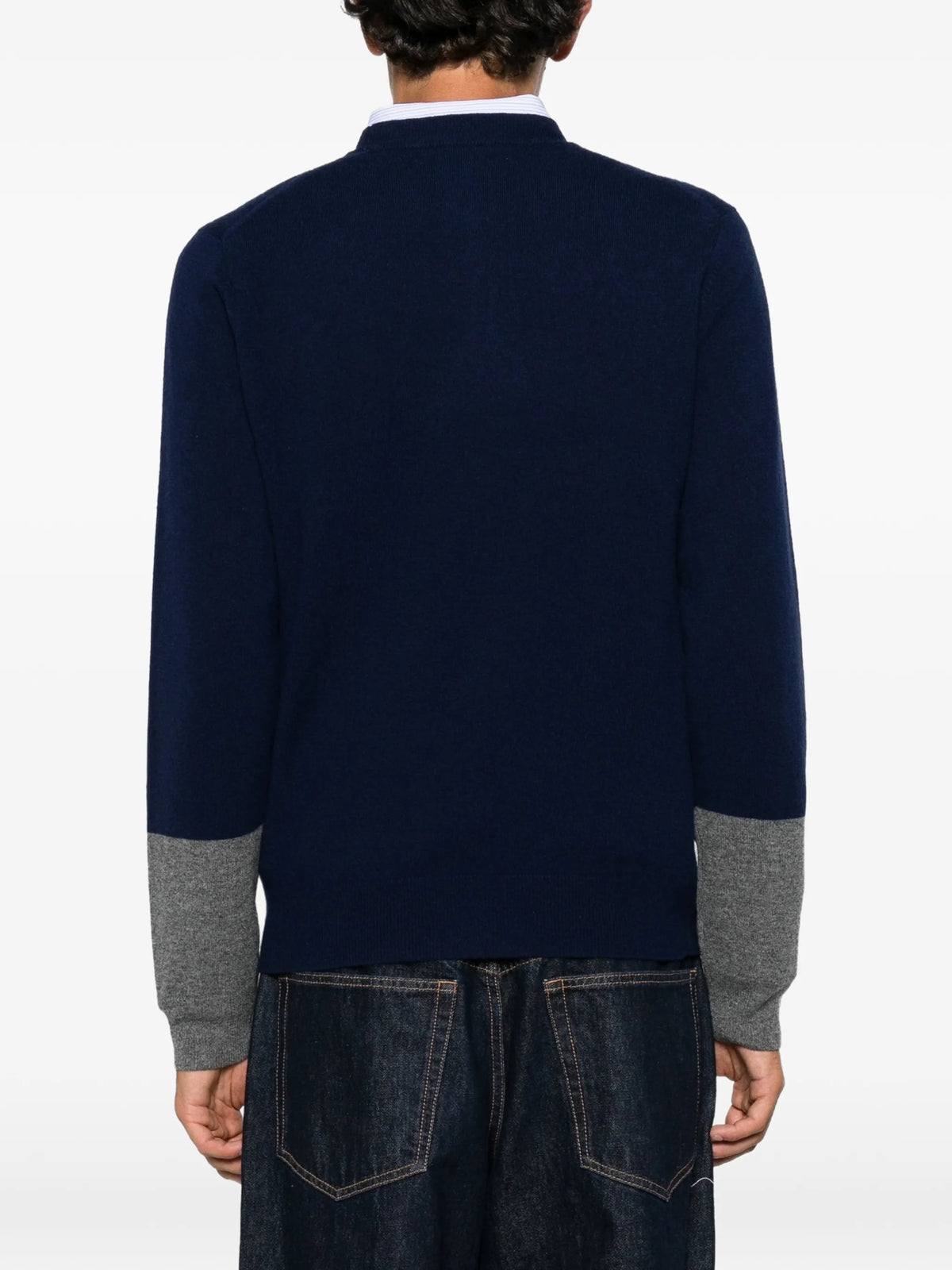 colour-block sweater