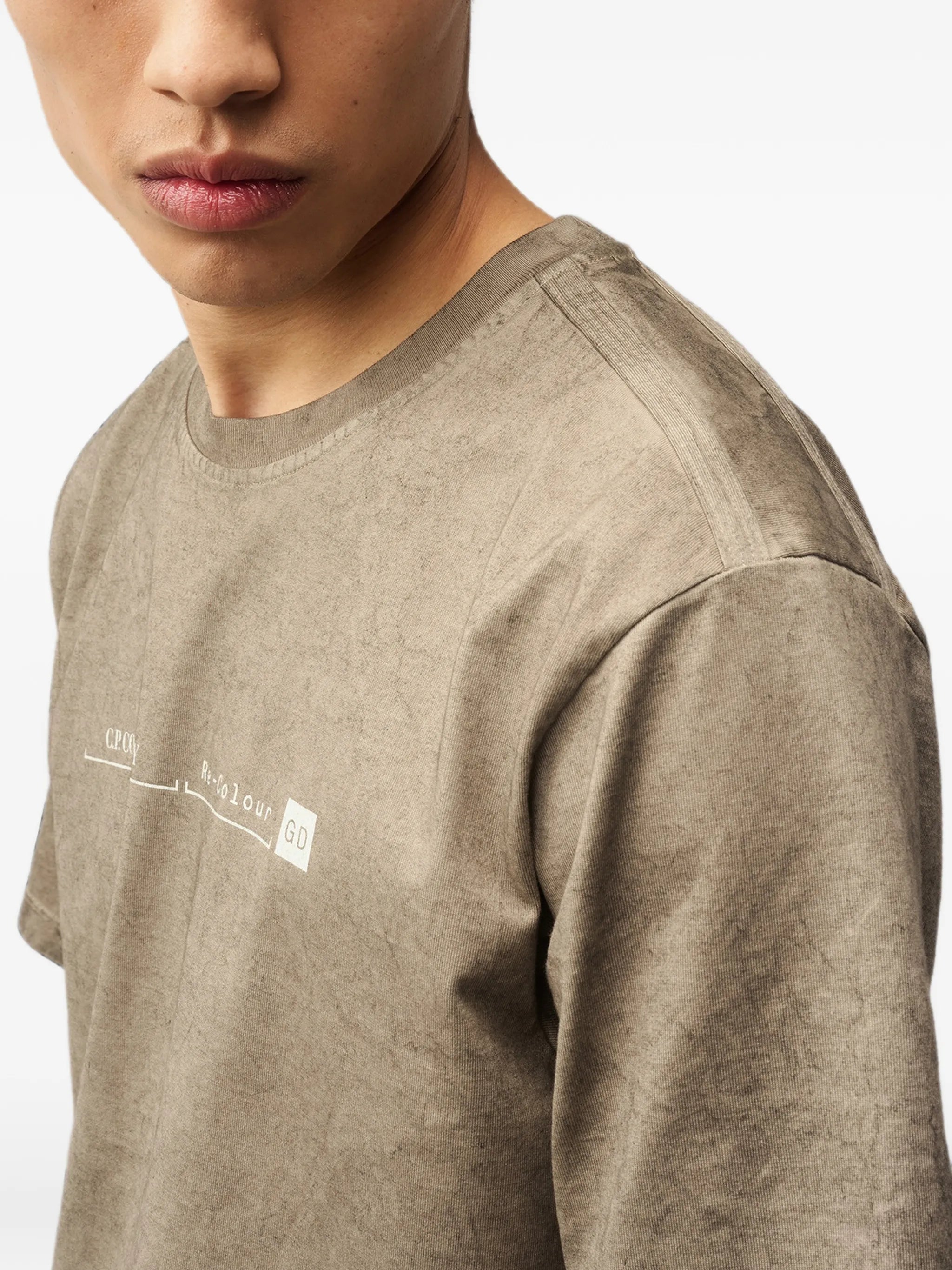 30/2 mercerized jersey twisted short sleeve Re-Colour T-shirt