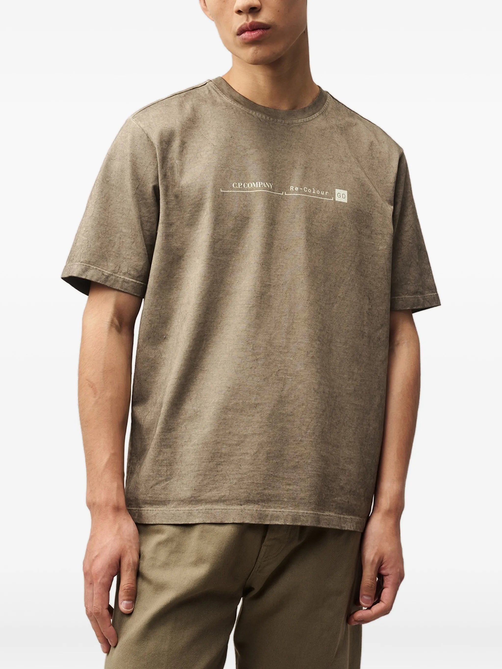 30/2 mercerized jersey twisted short sleeve Re-Colour T-shirt
