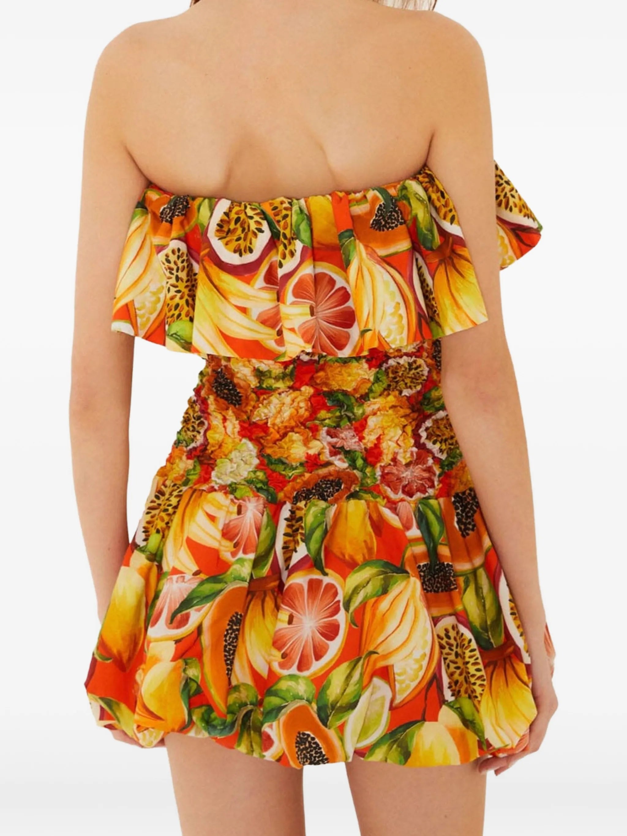 Fruit Garden ruffled dress