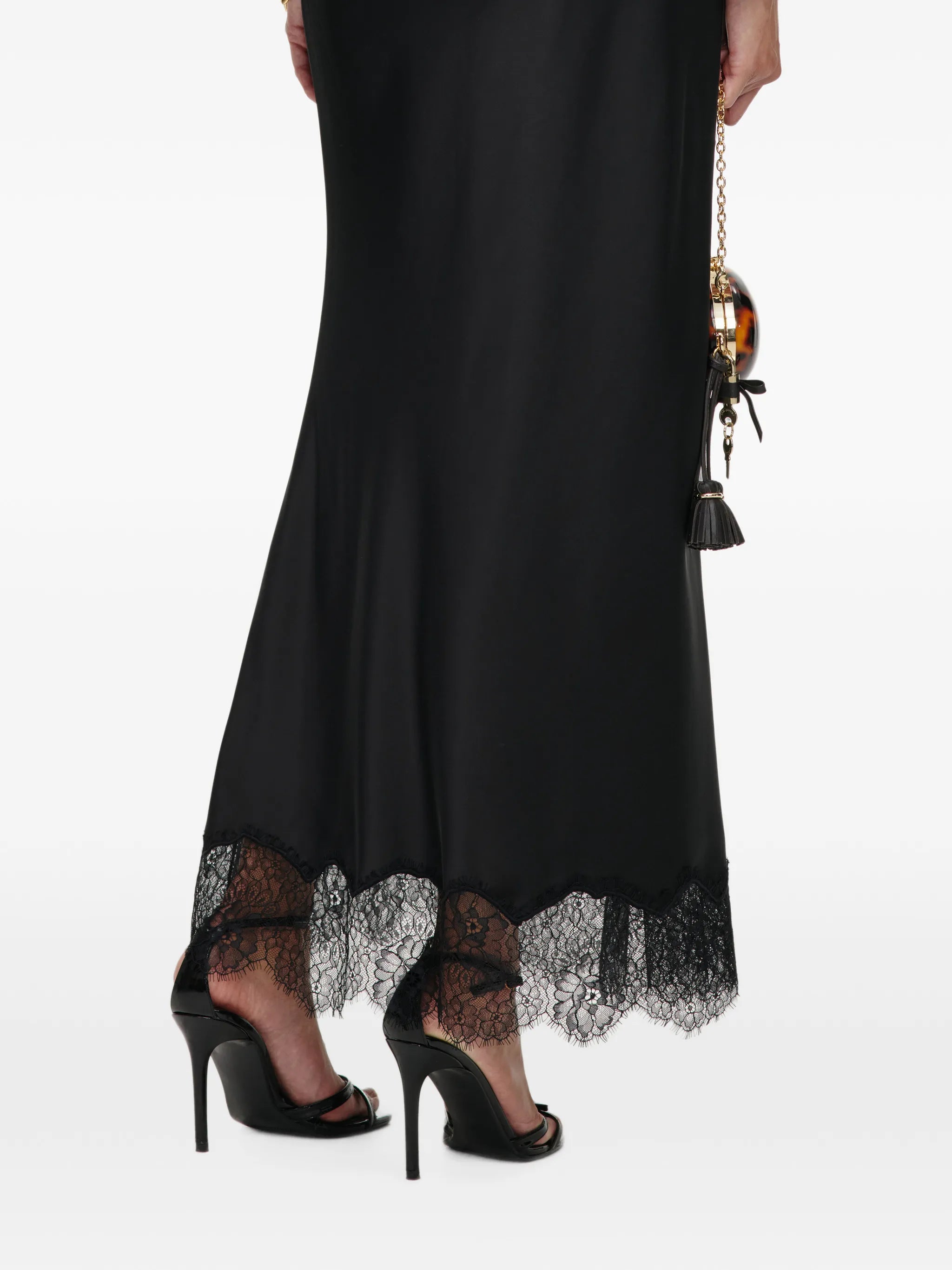 tailored blazer satin midi dress