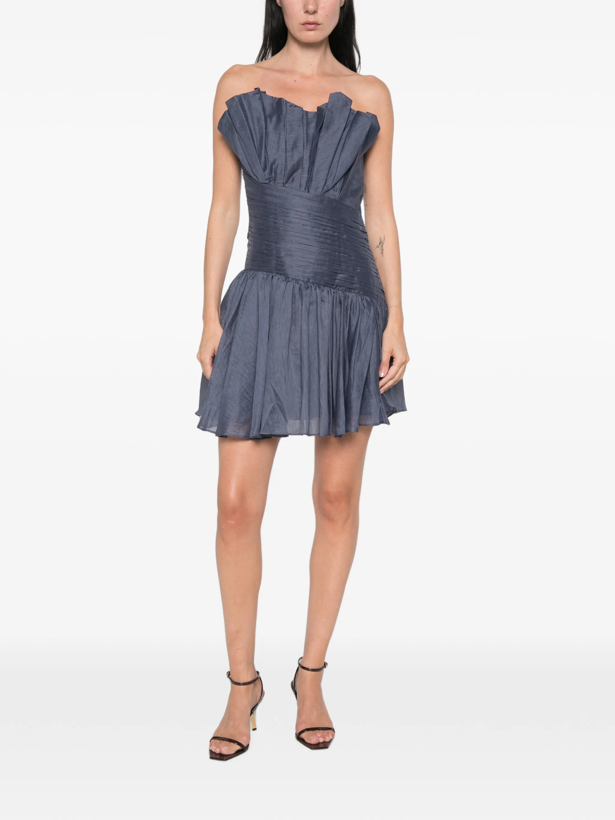 Elva ruched mini dress