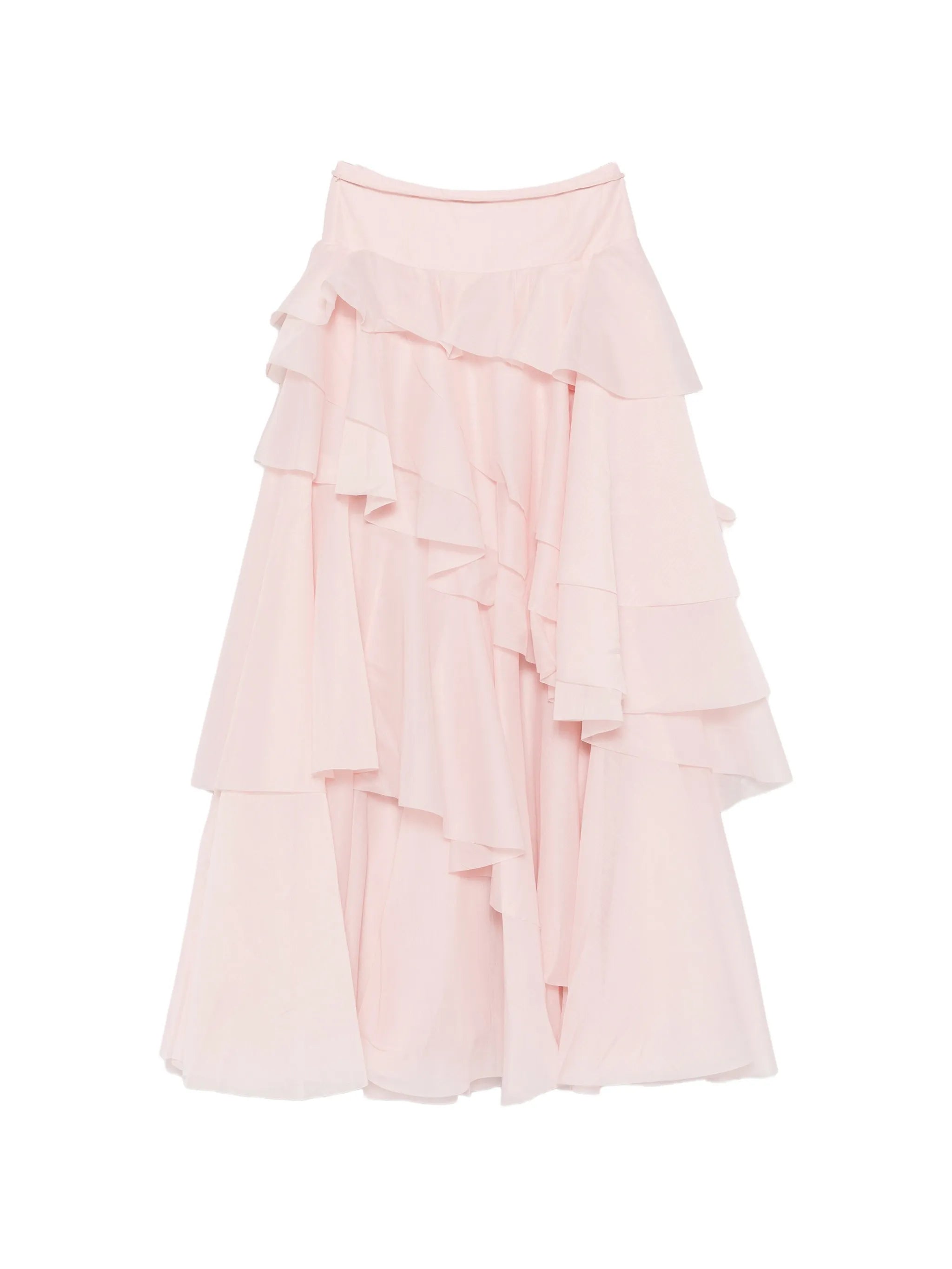 Villa ruffled maxi skirt