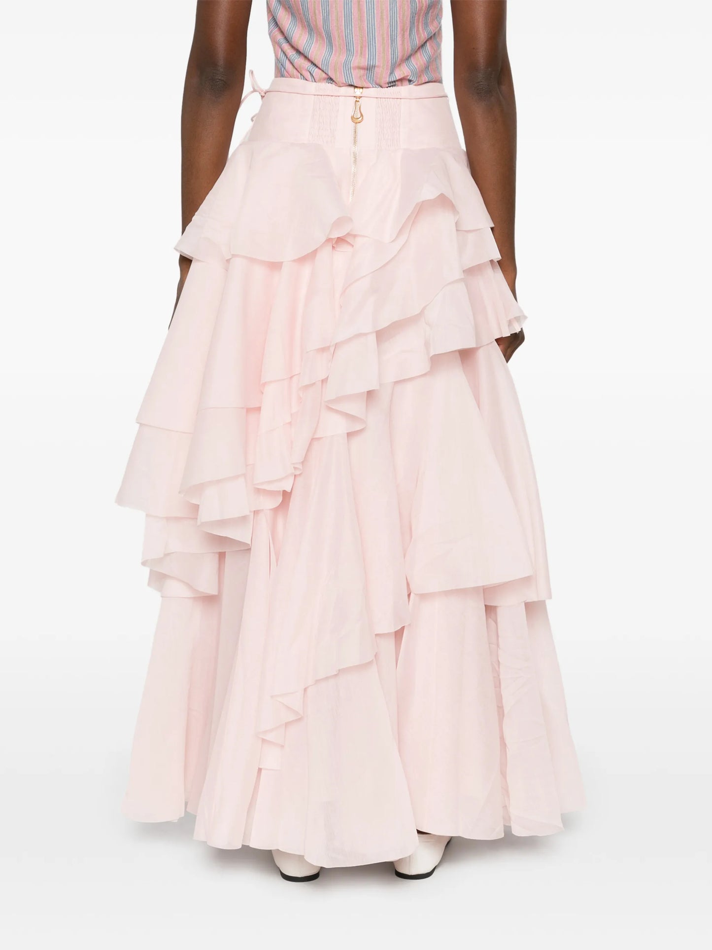 Villa ruffled maxi skirt