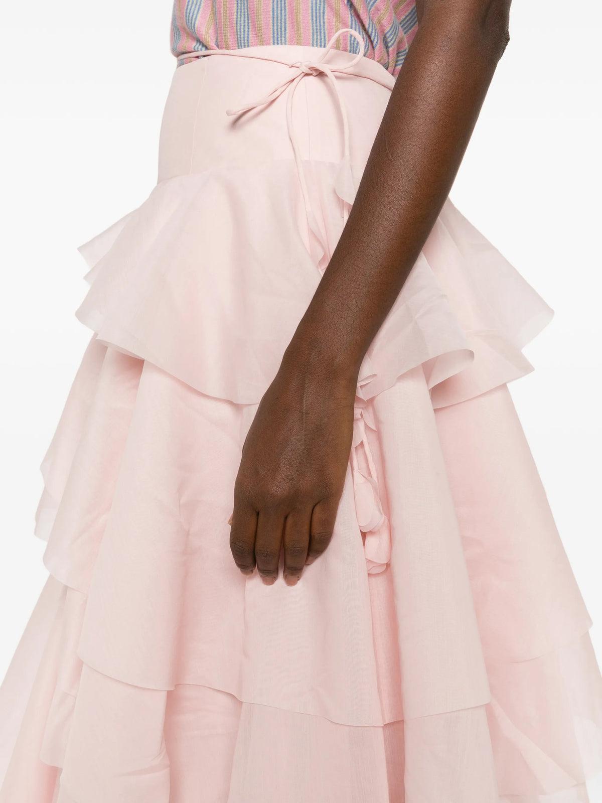 Villa ruffled maxi skirt