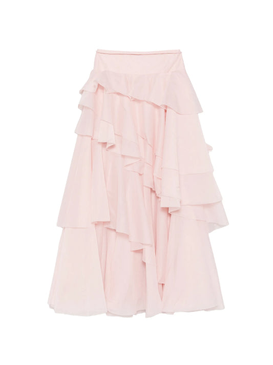Villa ruffled maxi skirt
