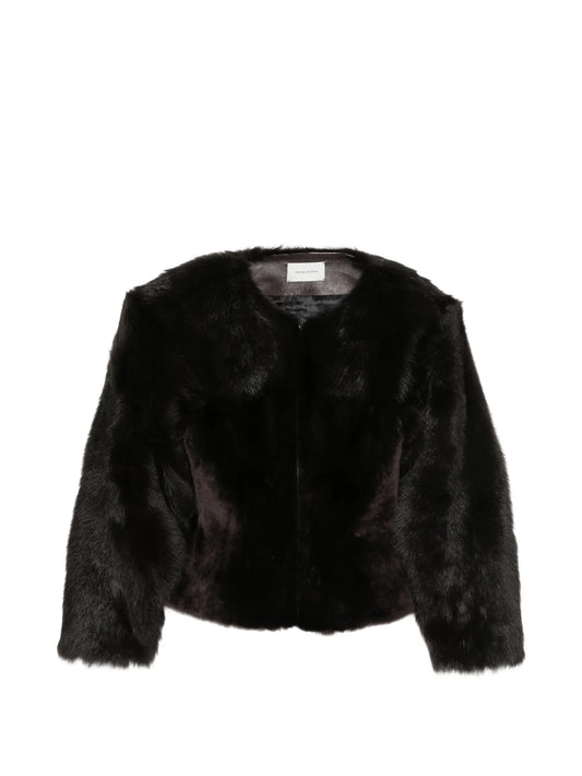 long-sleeved peplum jacket