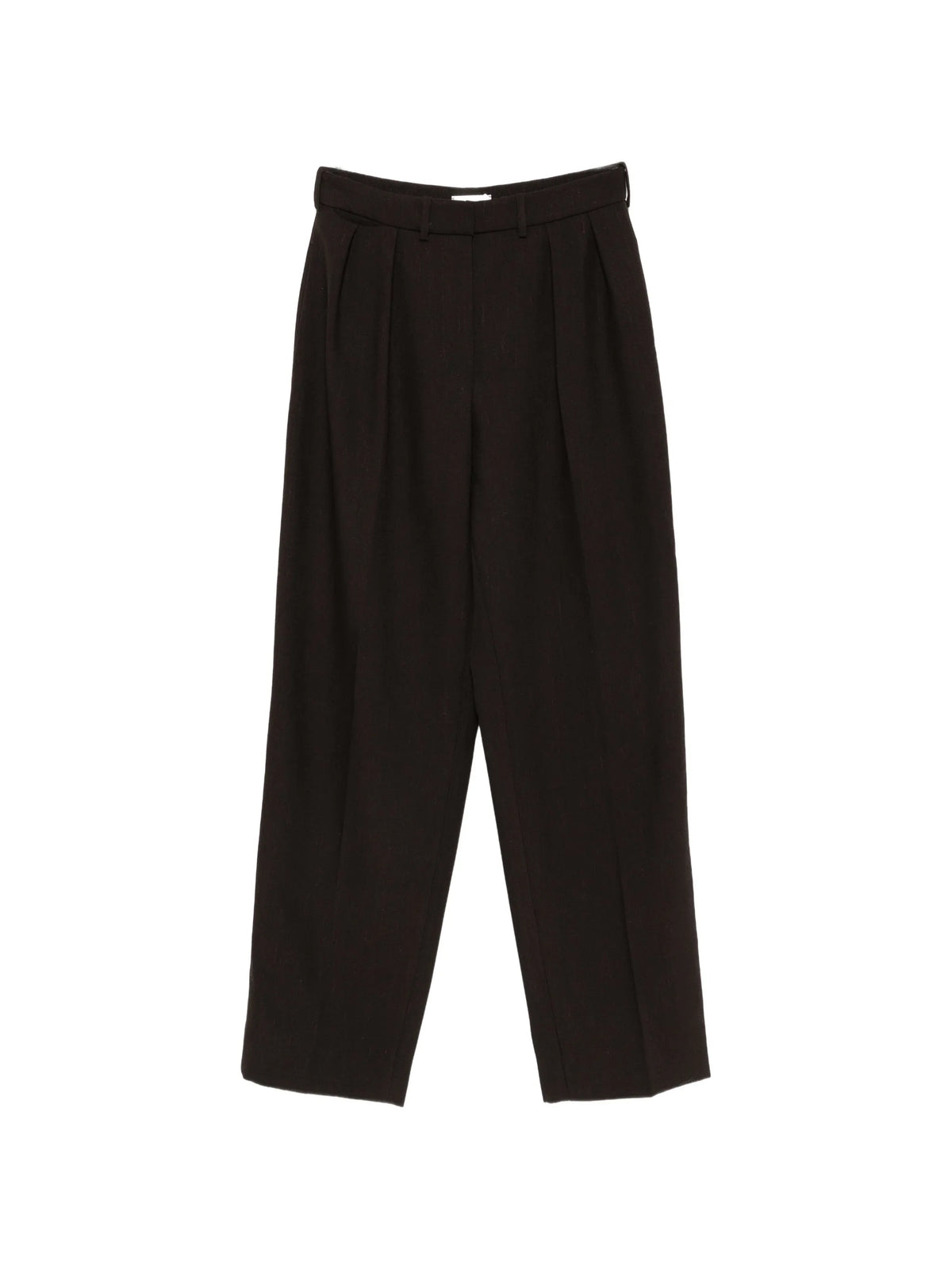 pleated tailored trousers