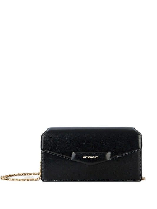 Antigona wallet on chain in box leather