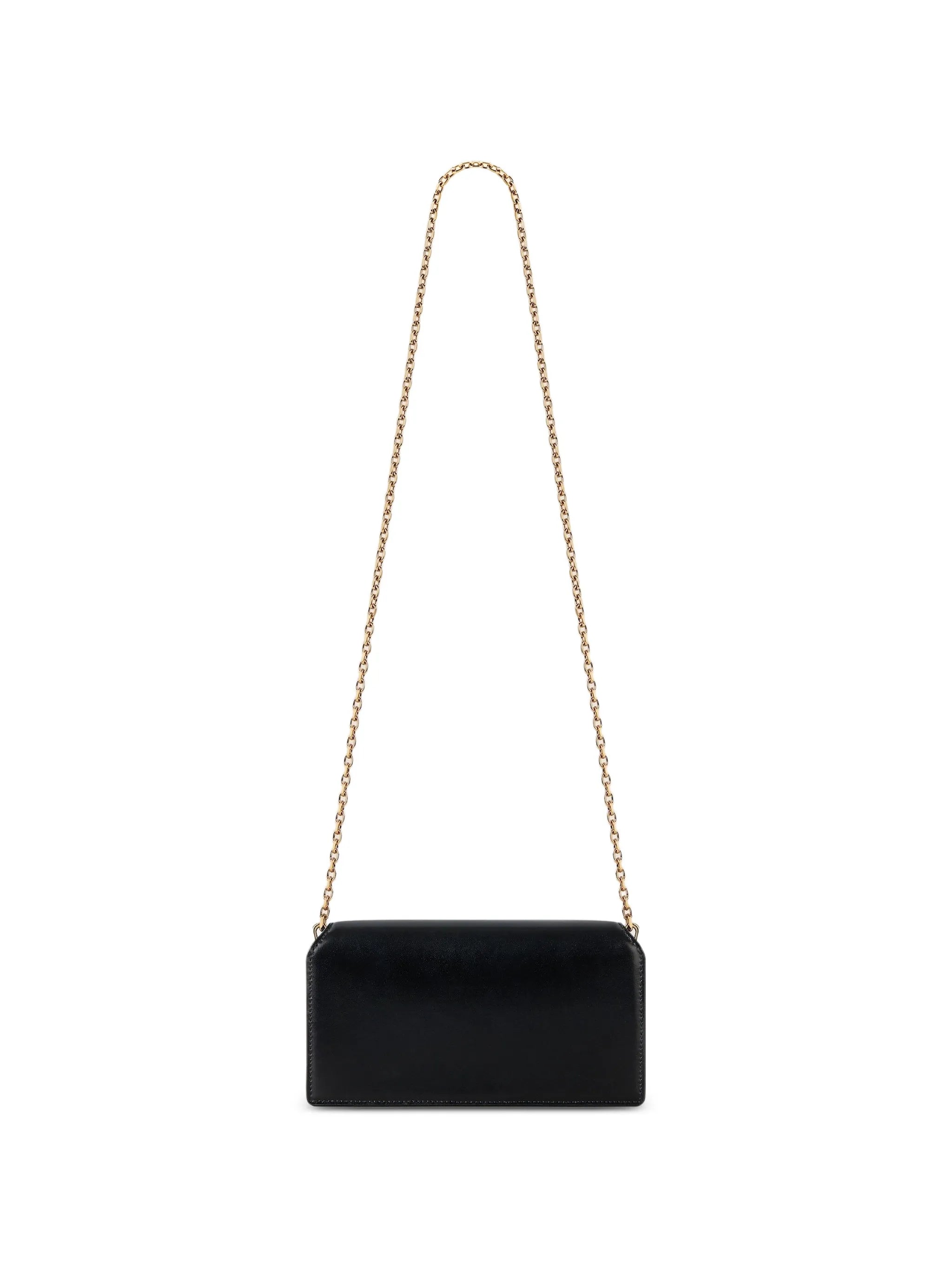 Antigona pouch in box leather with chain