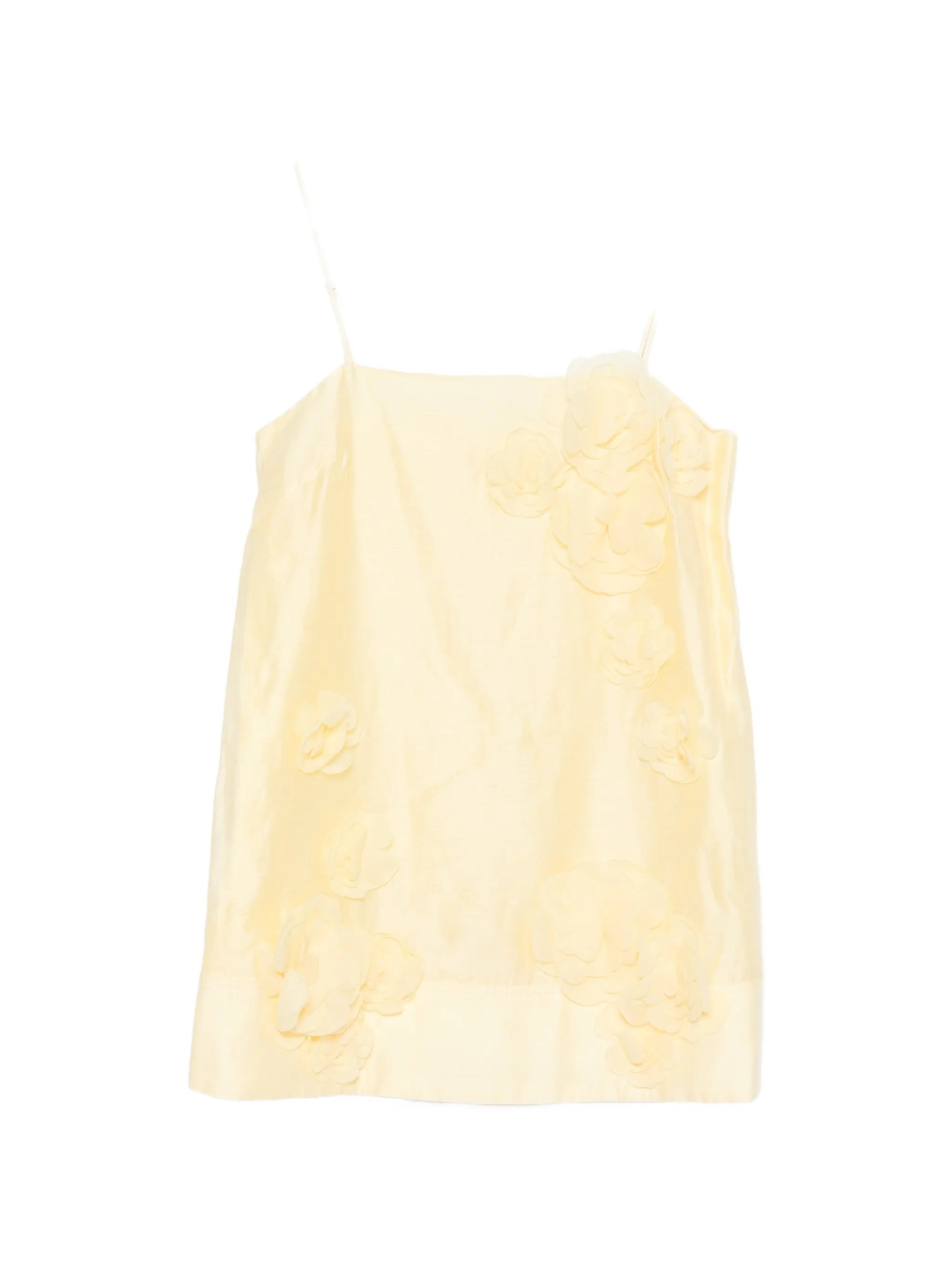 Cloudscape floral-appliqué blouse