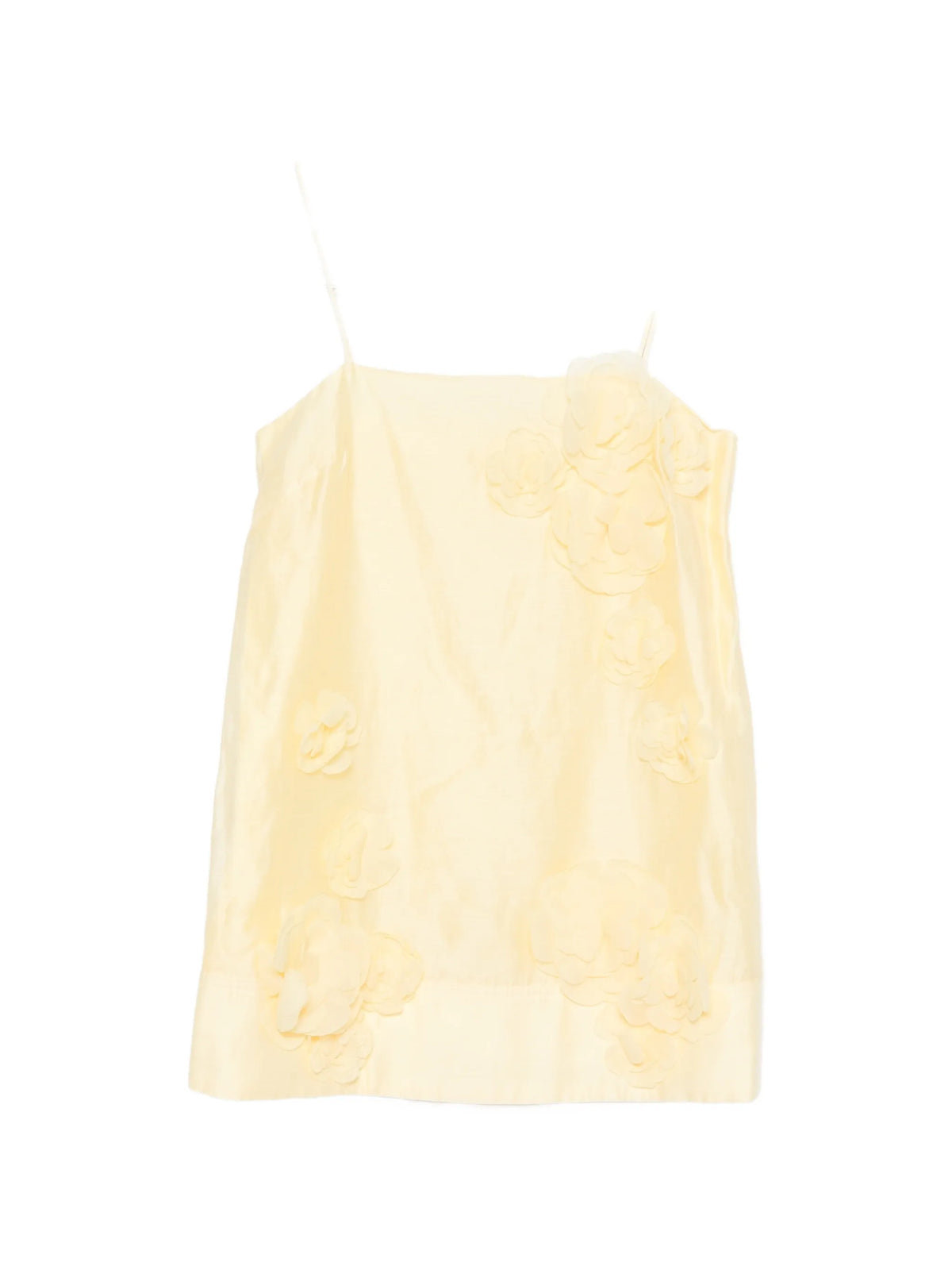Cloudscape floral-appliqué blouse