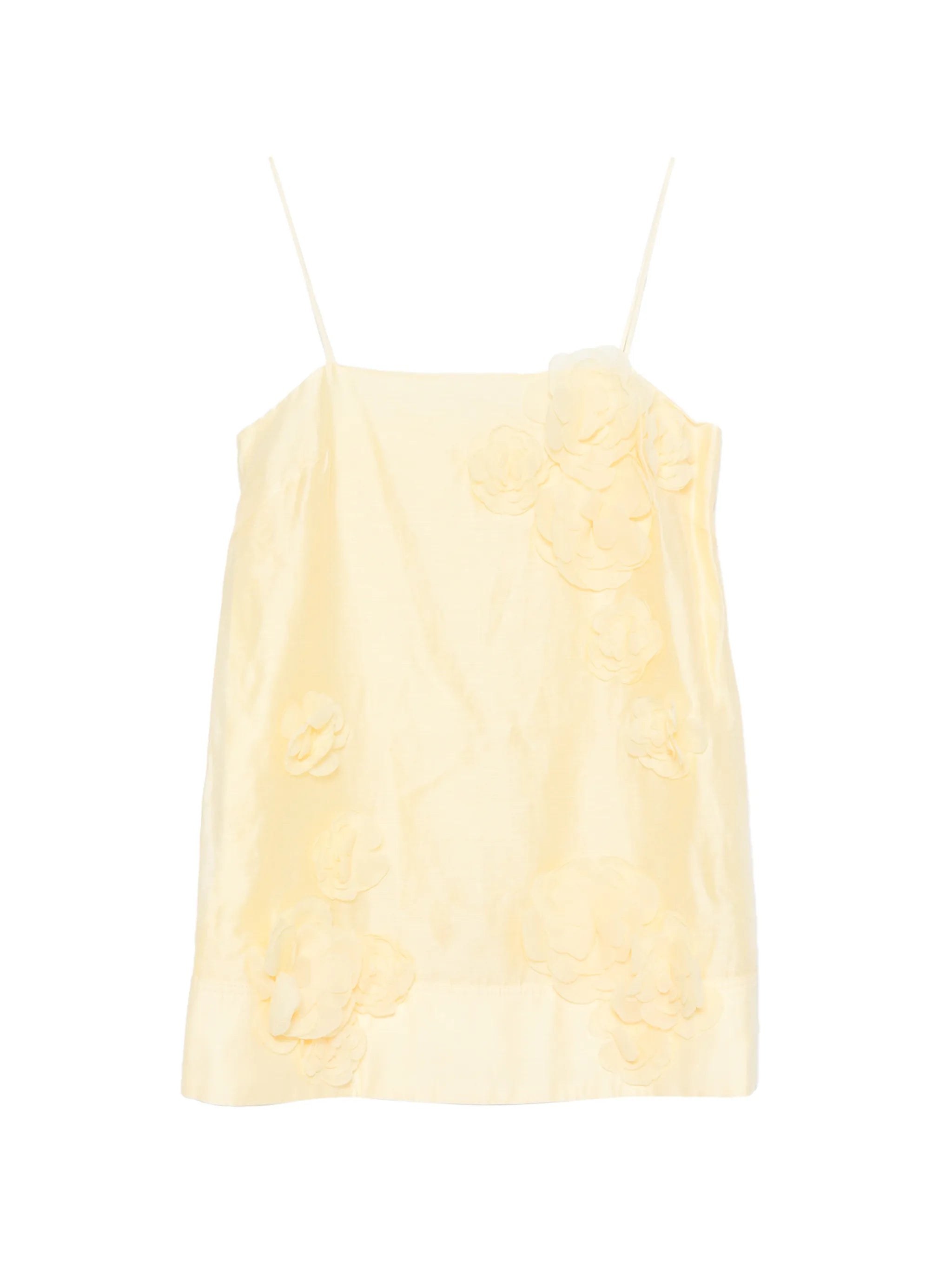 Cloudscape floral-appliqué blouse