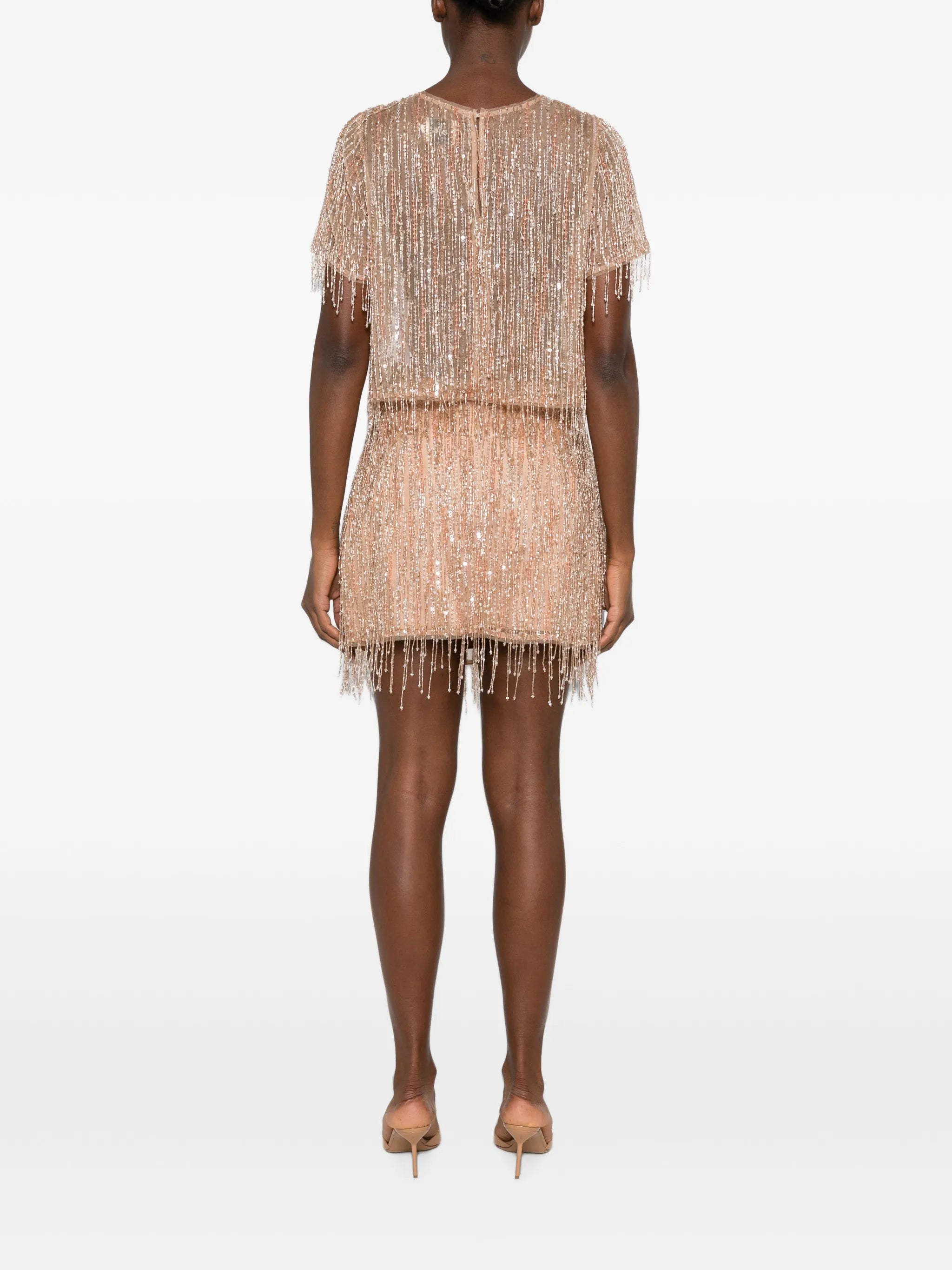 Glisten embellished skirt