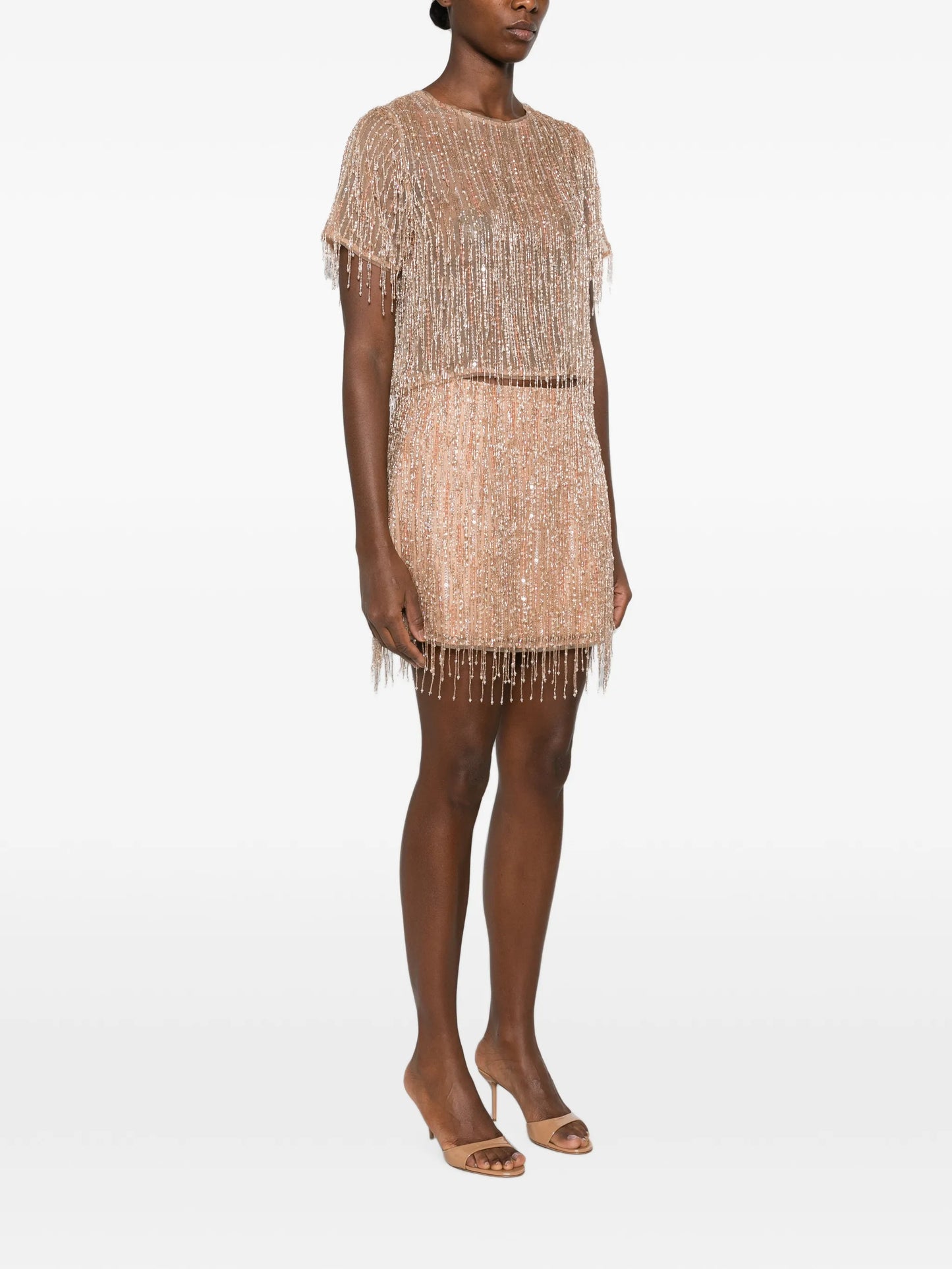 Glisten embellished skirt