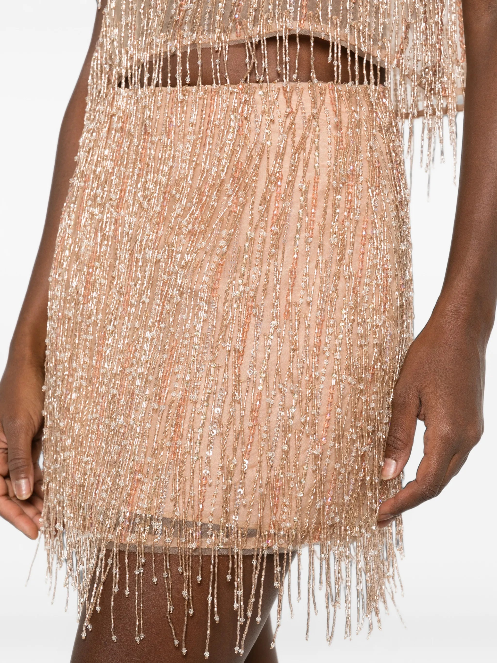 Glisten embellished skirt