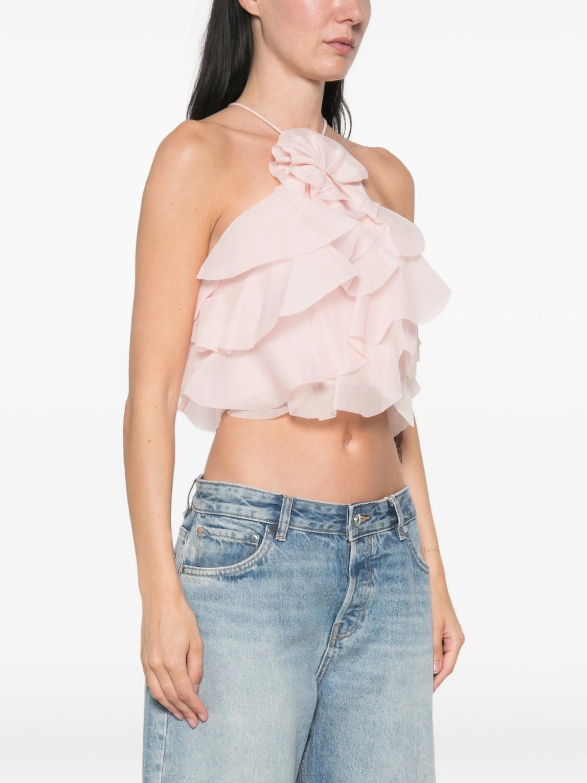 Villa ruffled top