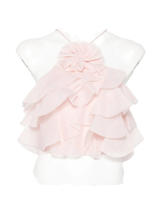 Villa ruffled top