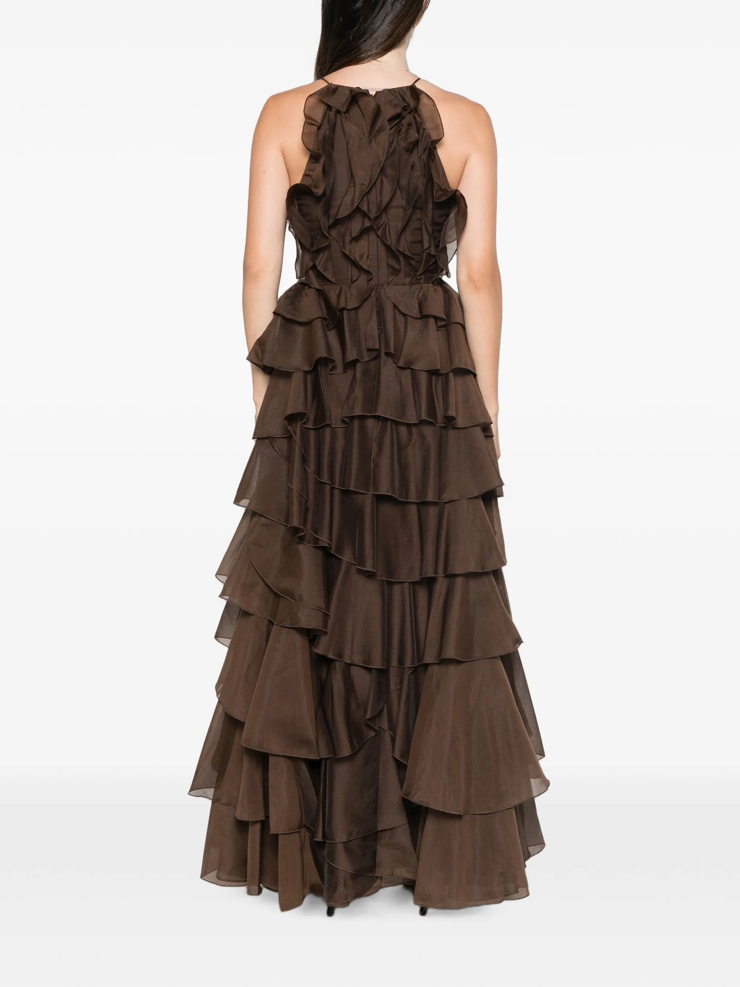 Cleo ruffled gown