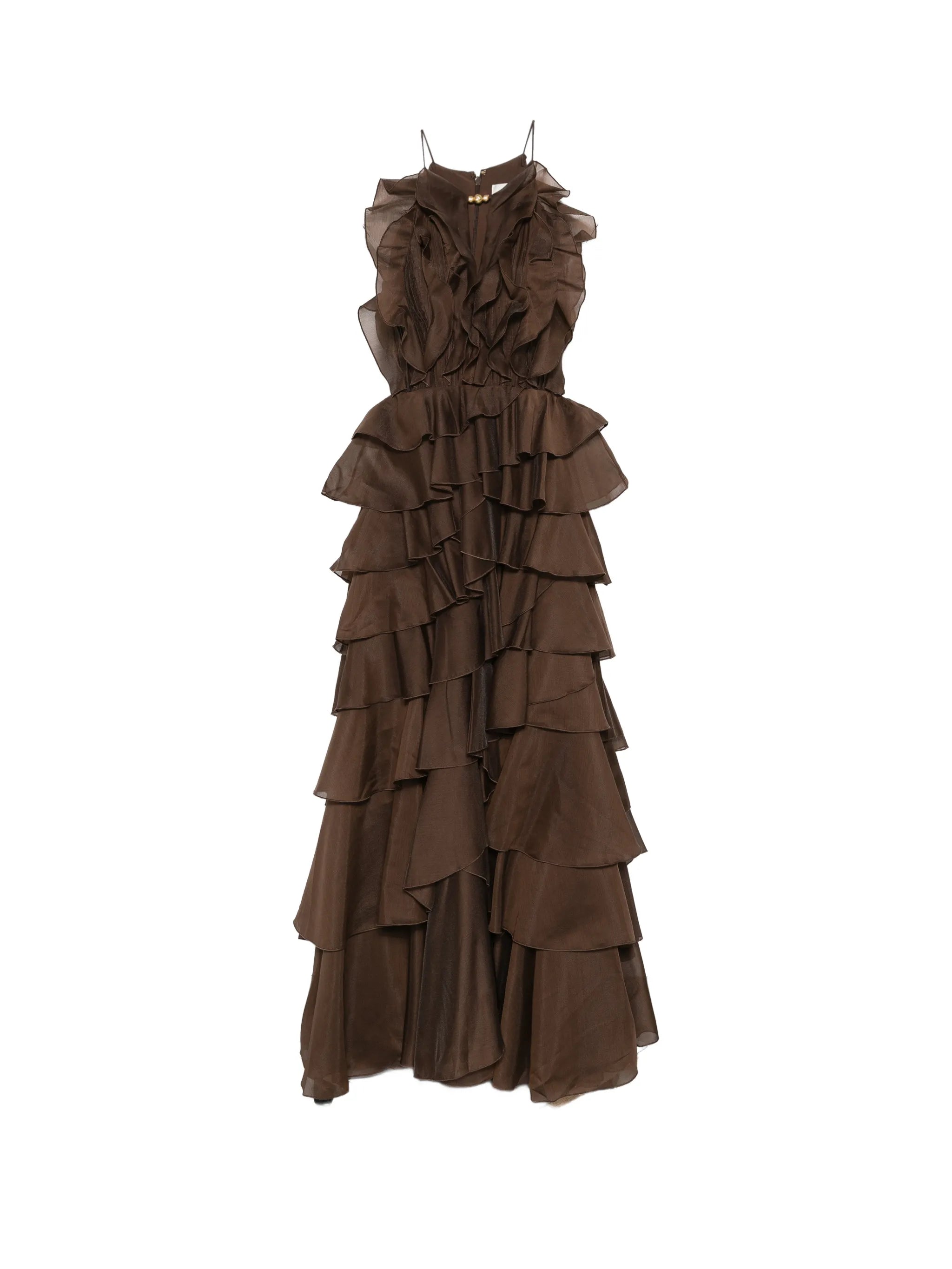 Cleo ruffled gown