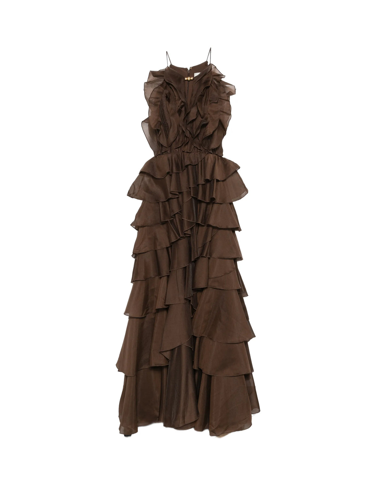 Cleo ruffled gown