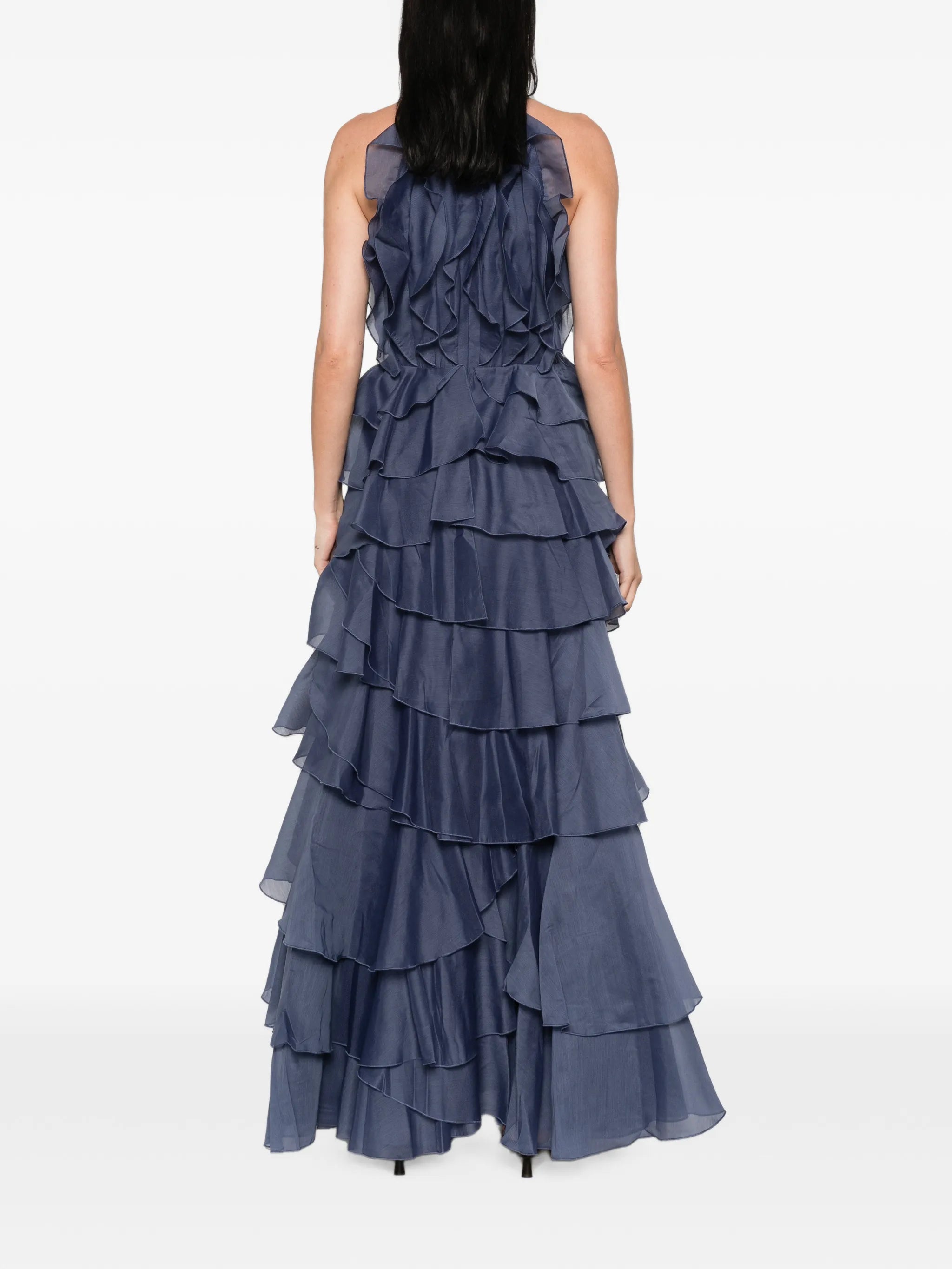 Cleo ruffled gown