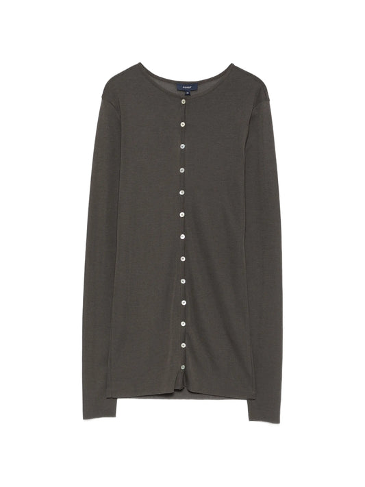 Luisa button-fastening cardigan