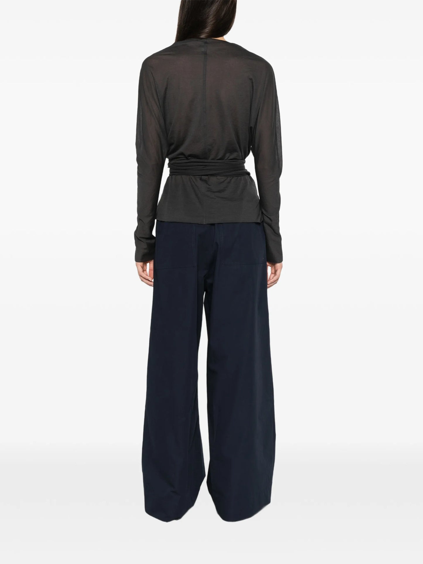 Luth wrap-style blouse