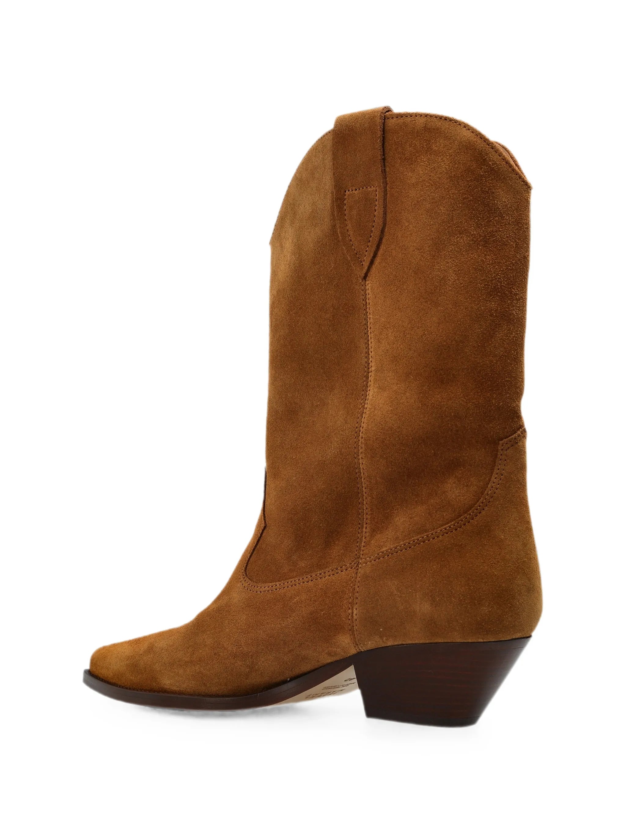 suede western-style boots