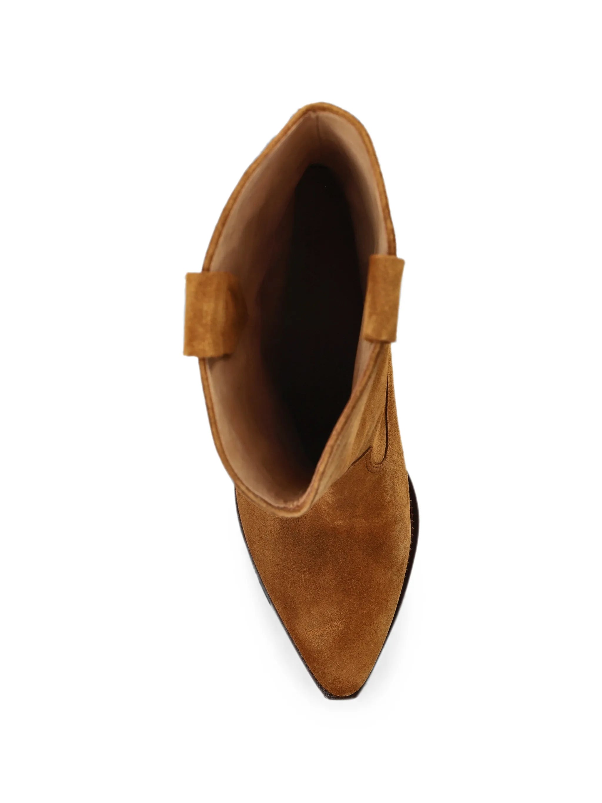 suede western-style boots