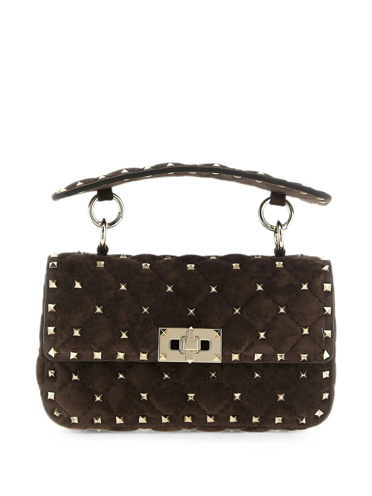Rockstud quilted shoulder bag