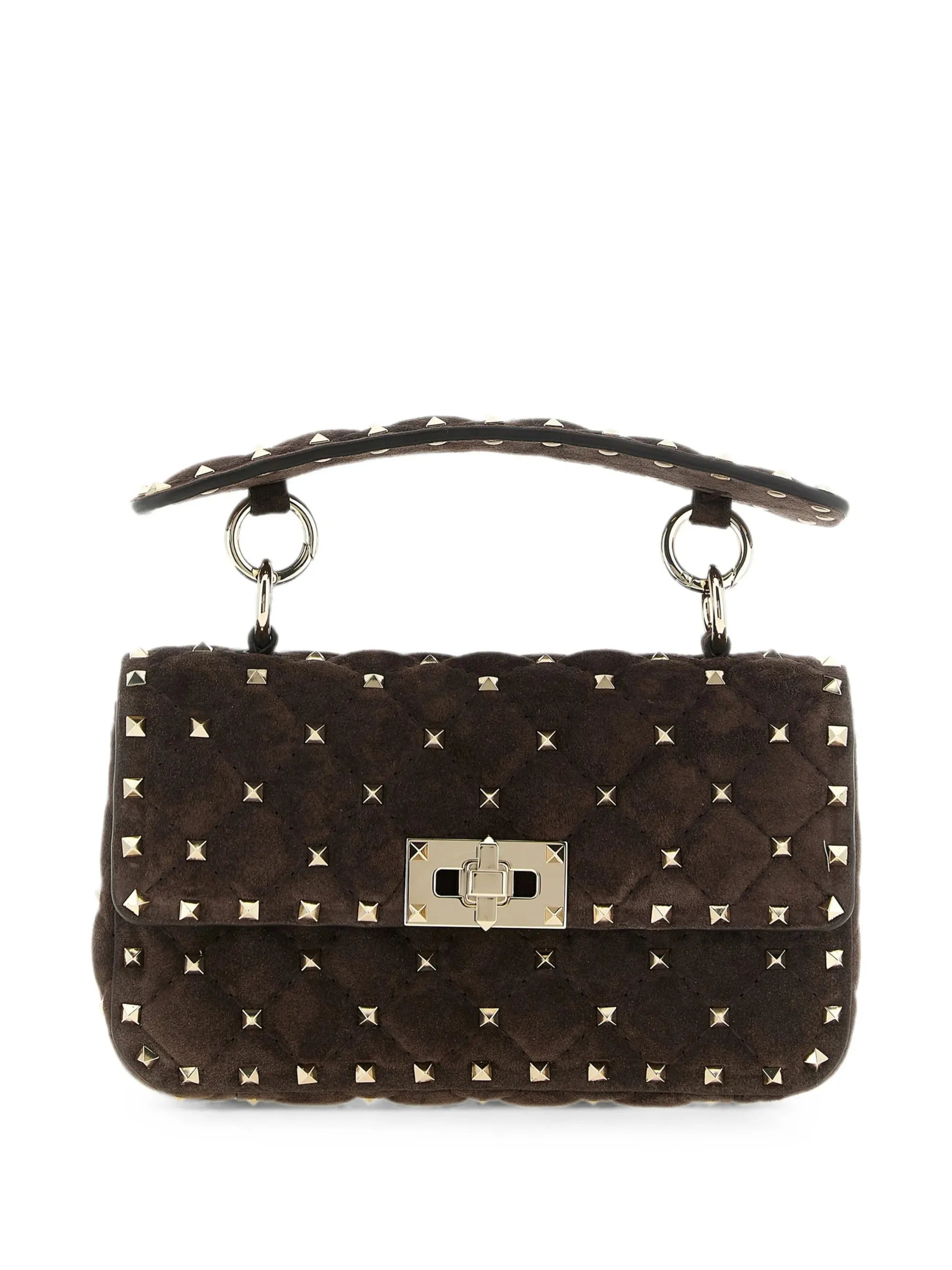 Rockstud quilted shoulder bag