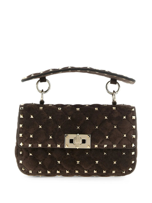 Rockstud quilted shoulder bag