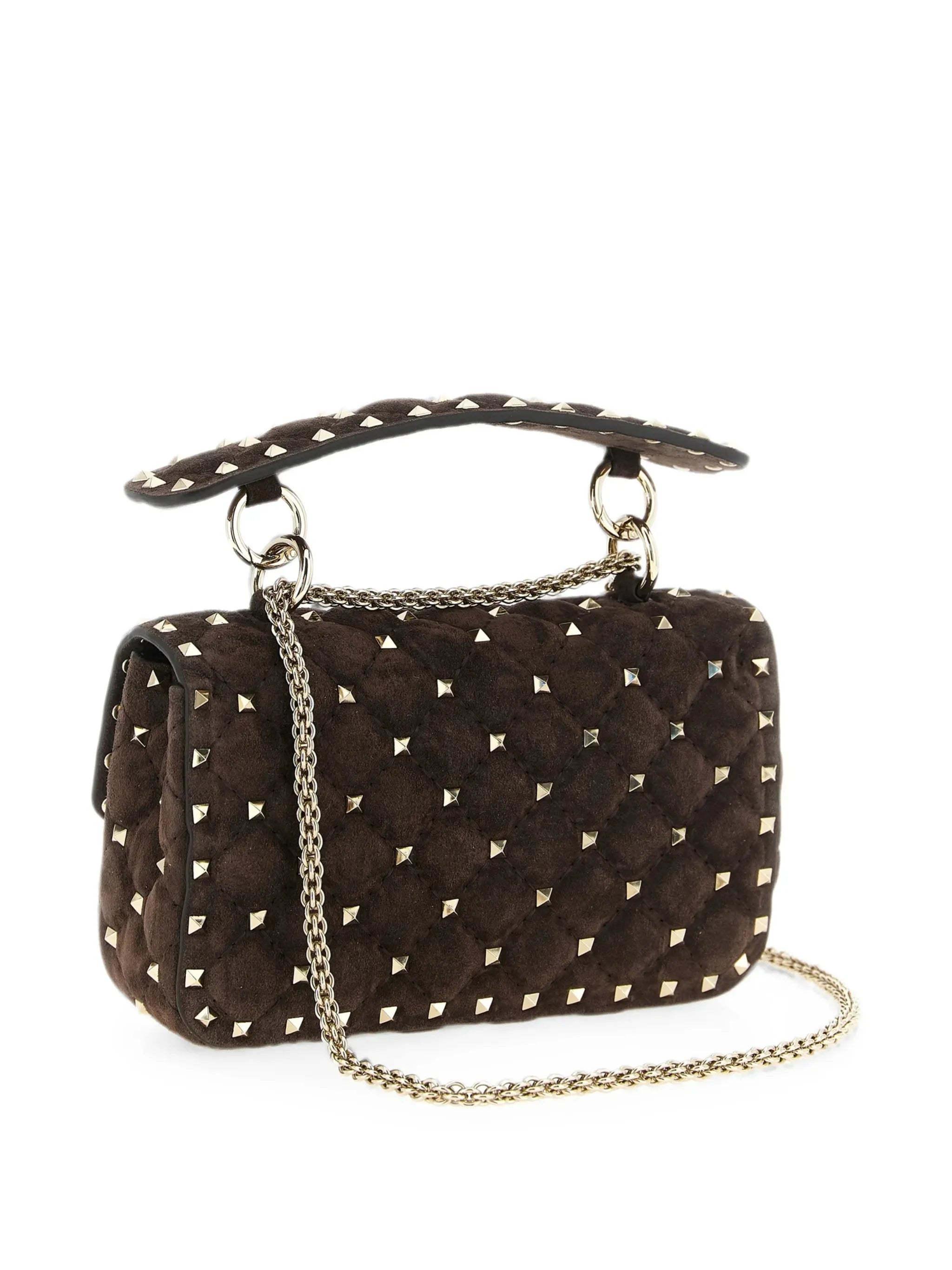 Rockstud quilted shoulder bag
