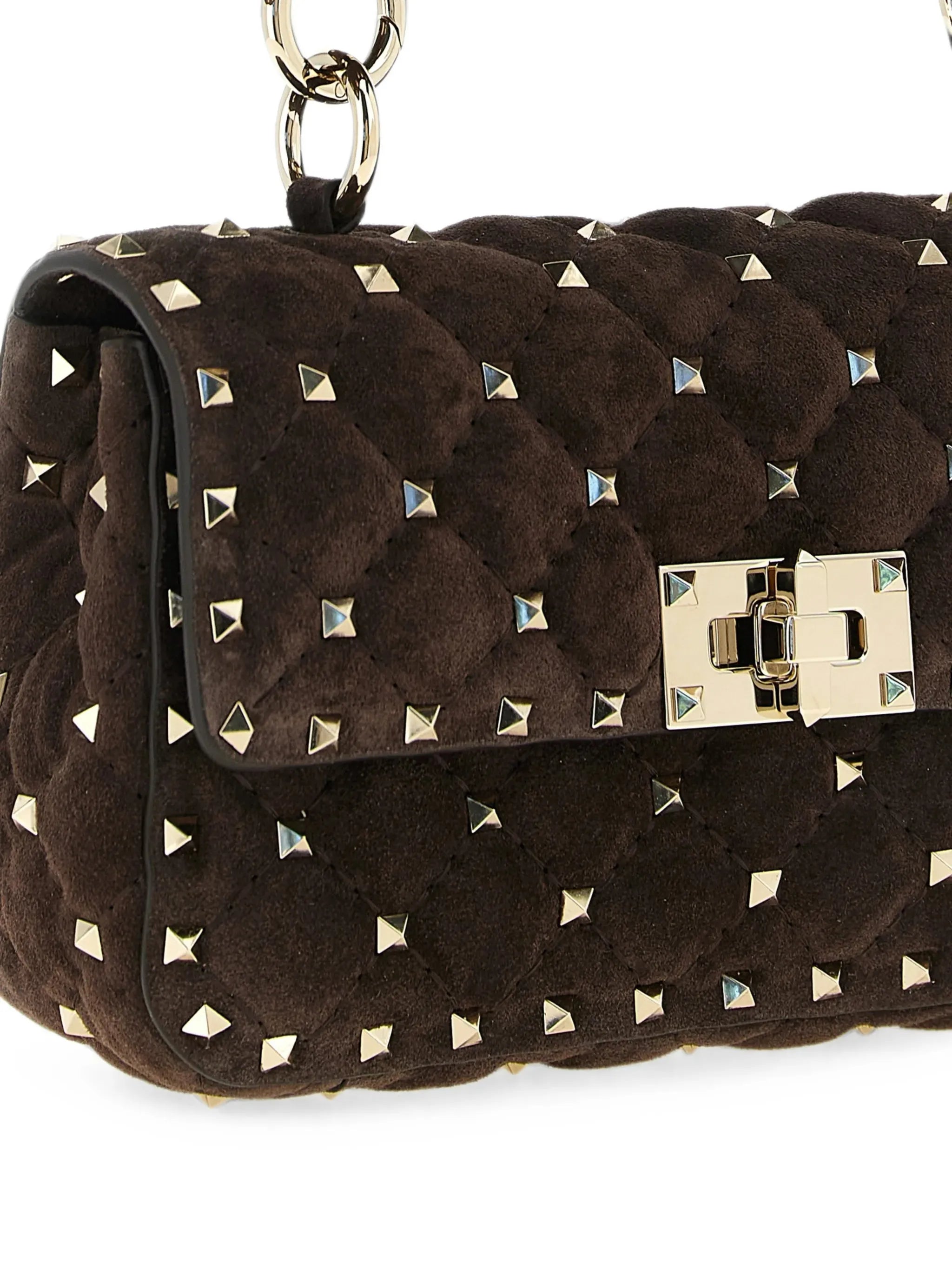 Rockstud quilted shoulder bag
