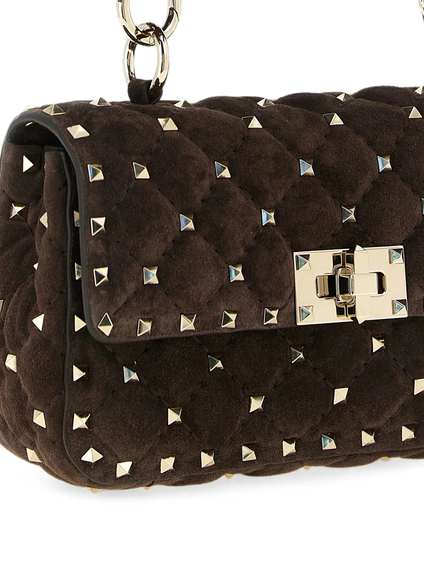 Rockstud quilted shoulder bag