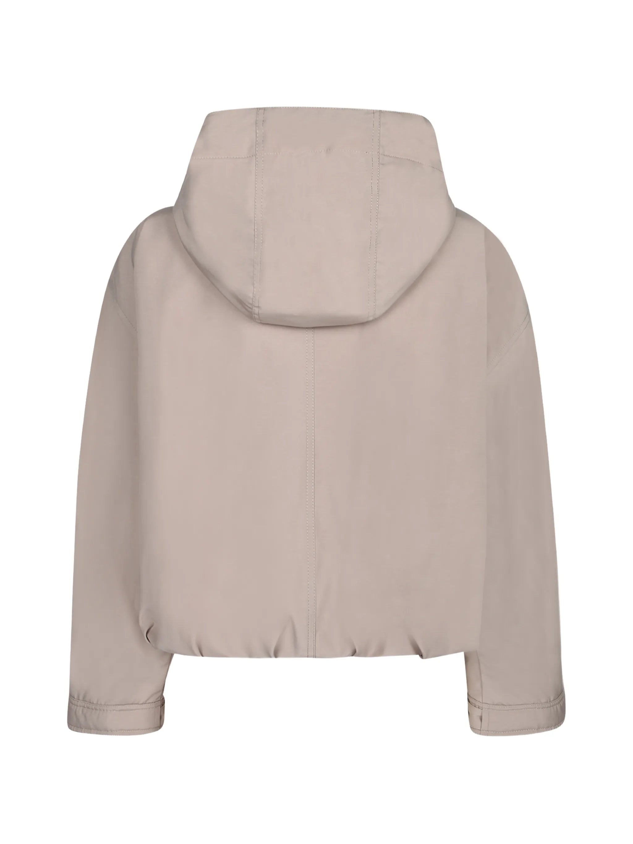 Eucalyptus hooded short down jacket