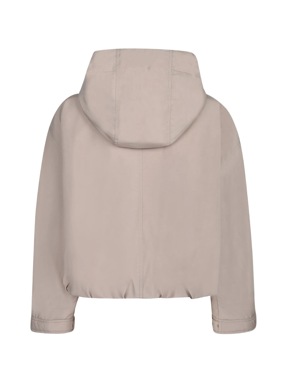 Eucalyptus hooded short down jacket