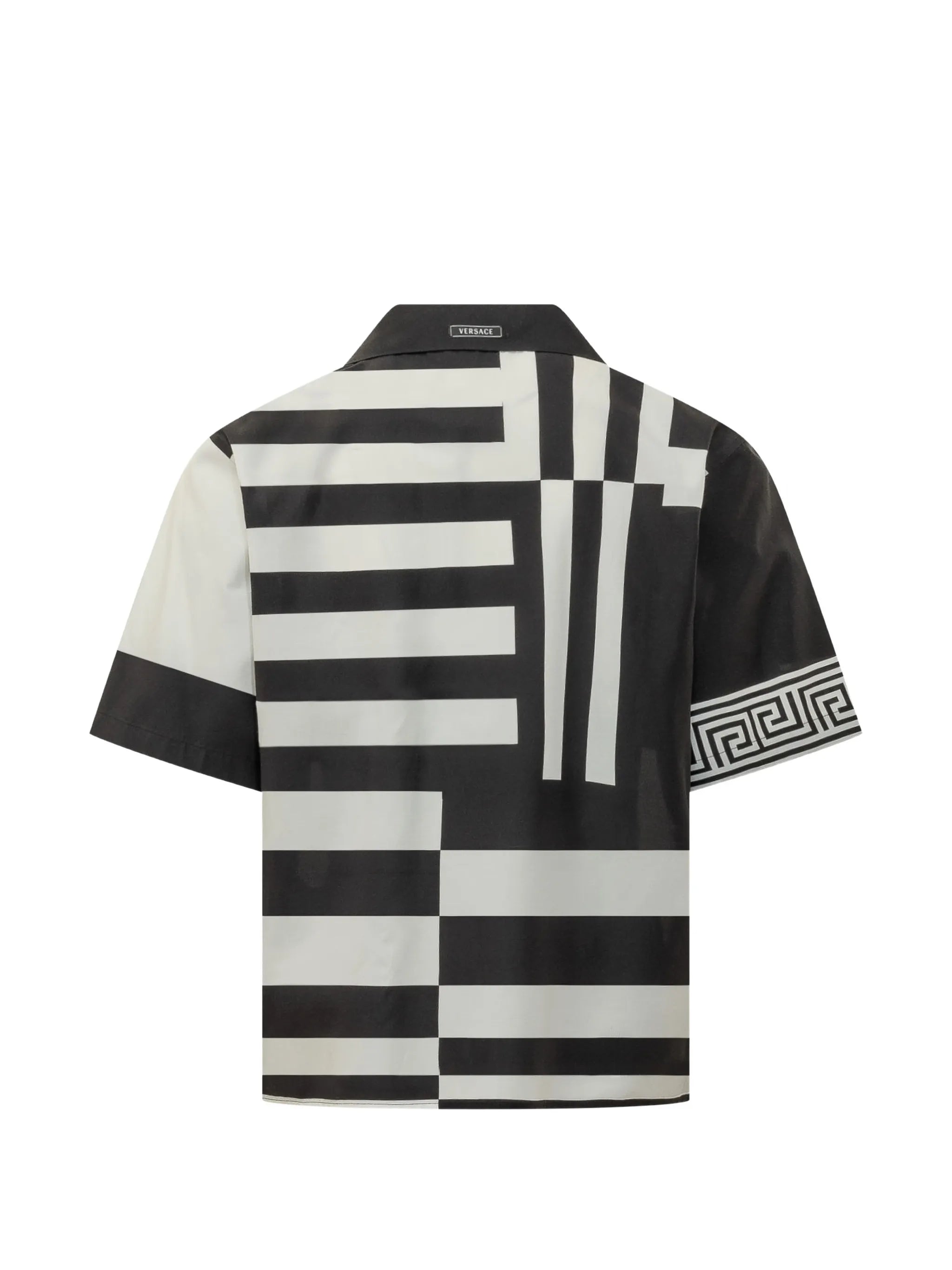 printed cotton-silk shirt