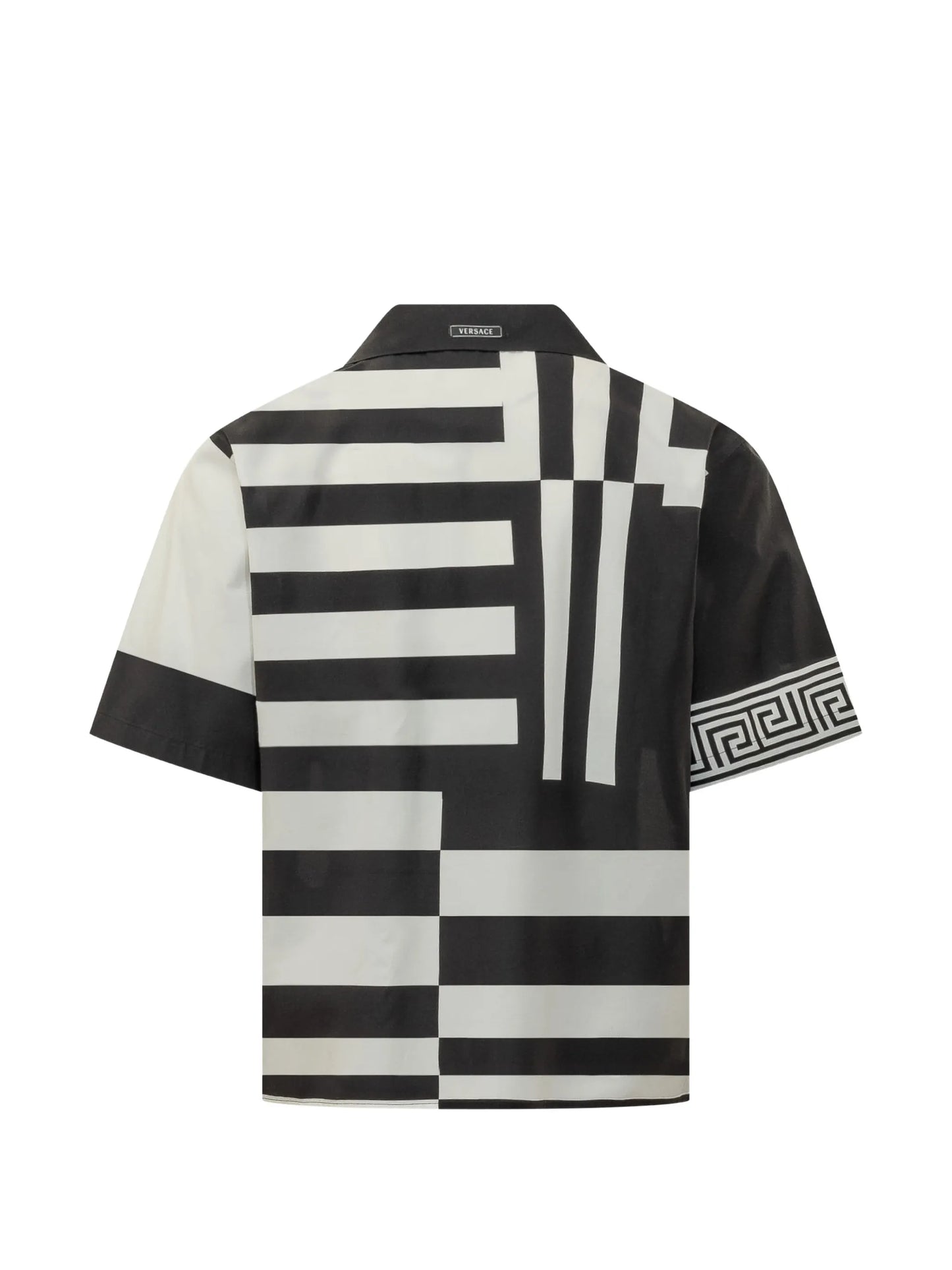 printed cotton-silk shirt