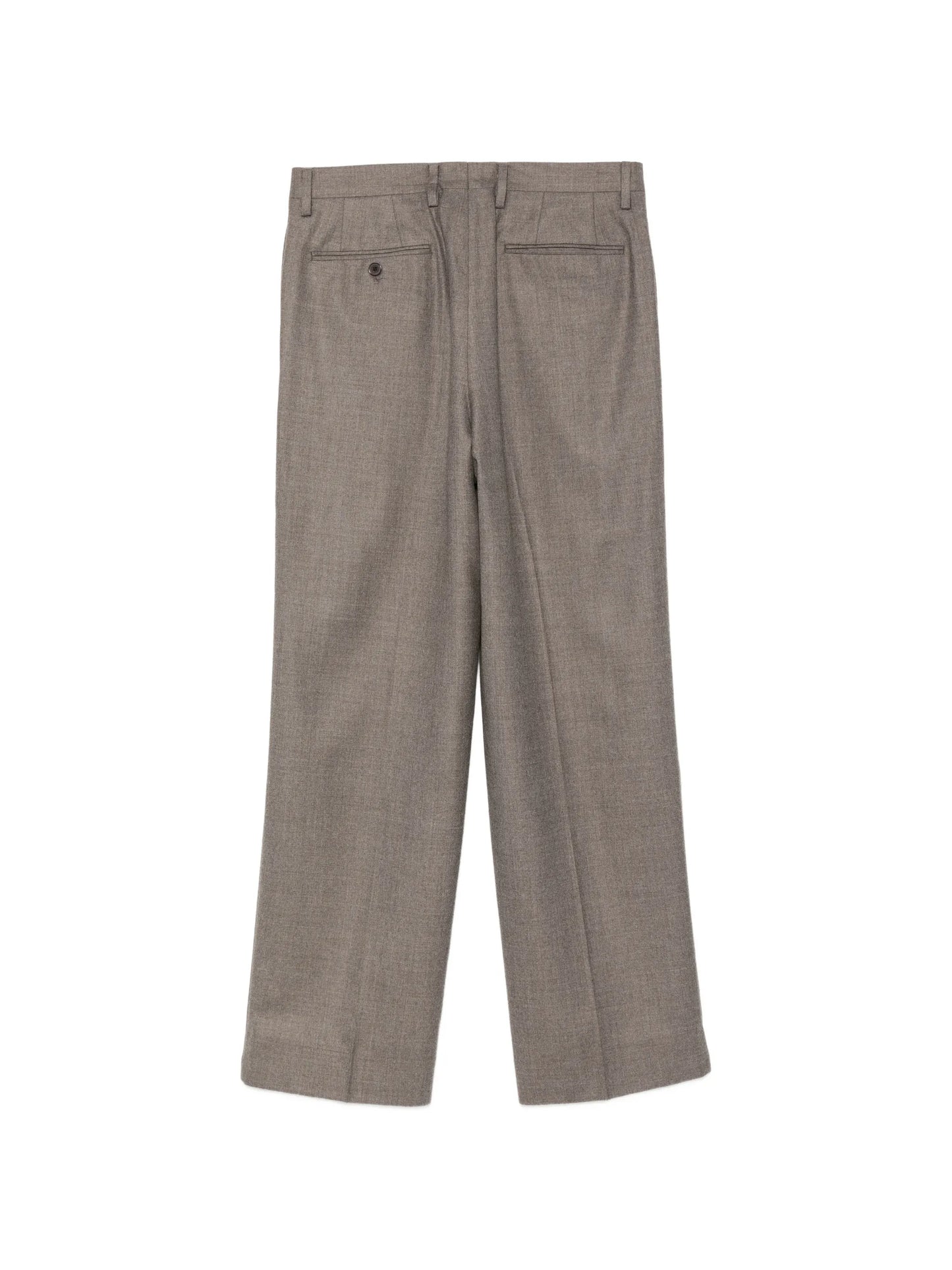 pleated wool trousers